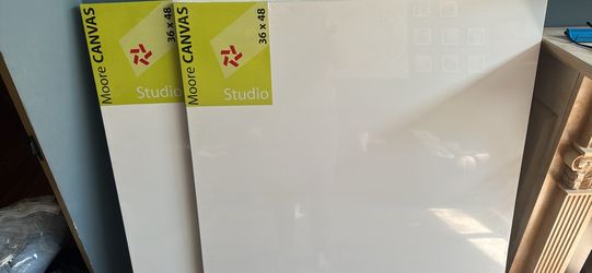Two (2) Professional Grade Wrapped Canvases 36” x 48”