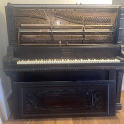 Schubert Piano Co New York Vintage Piano