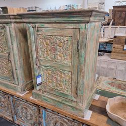 Solid Wood Nightstand 