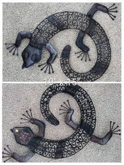 Lizard wall Hanging metal