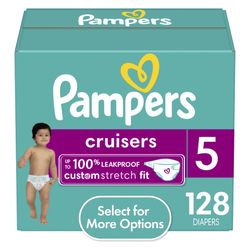 Pampers Cruisers 360 size 5, 128 count