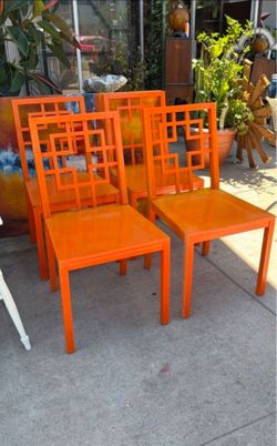 Set of Four beautiful chairs