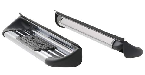 POLISHED STAINLESS SIDE ENTRY STEPS