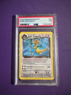 Psa 7 dark dragonite
