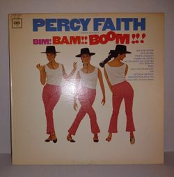 Vintage Percy Faith & His Orchestra Bim! Bam!! Boom!!! CL-2529 Columbia LP Album