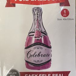Champagne Bottle Balloon 