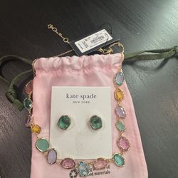 Kate Spade Earrings And Necklace 