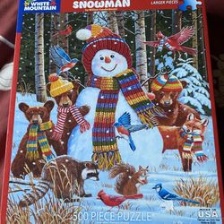 White Mountain 500 Puzzle Larger Pieces 