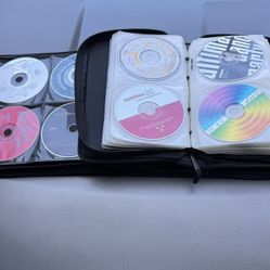 2 CASE FULL OF MUSIC CD FROM DIFFERENT BANDS AND SINGERS