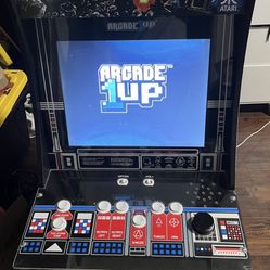 1up asteroids deluxe arcade machine