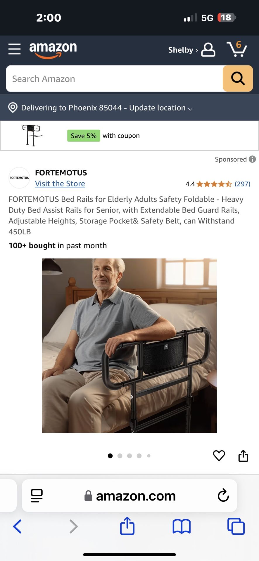 171 - Fortemotus Bed Rail