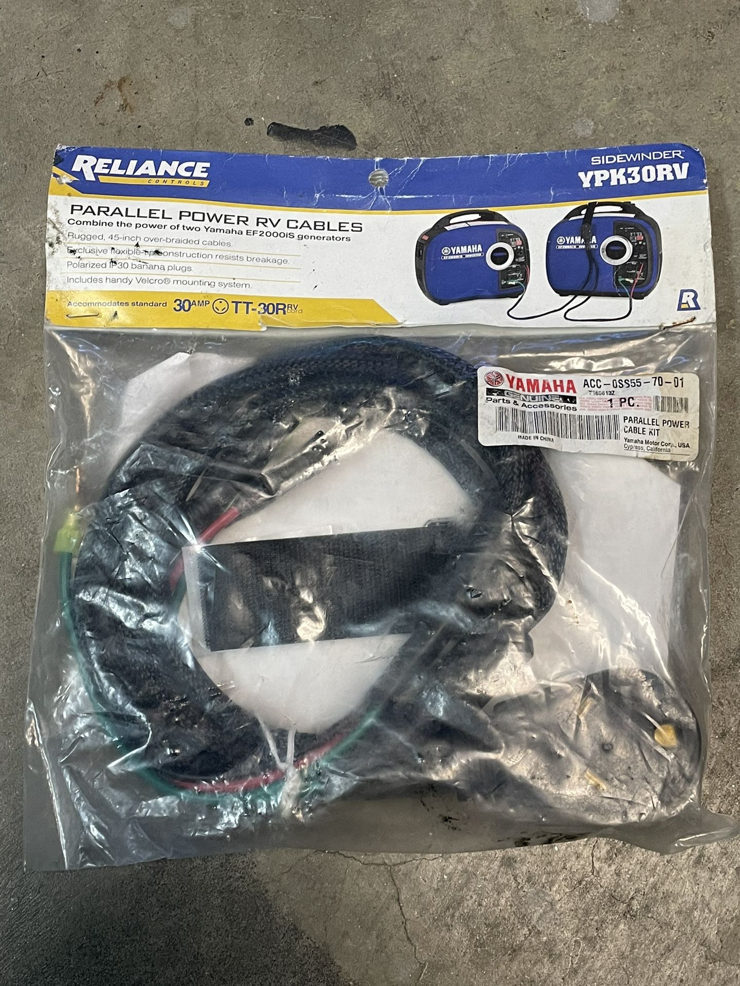 Parallel Power Cable Kit For Yamaha EF2000iS generators