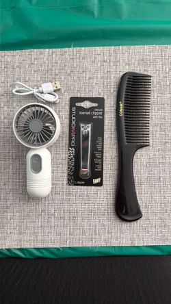 Mini usb Fan & comb gift set