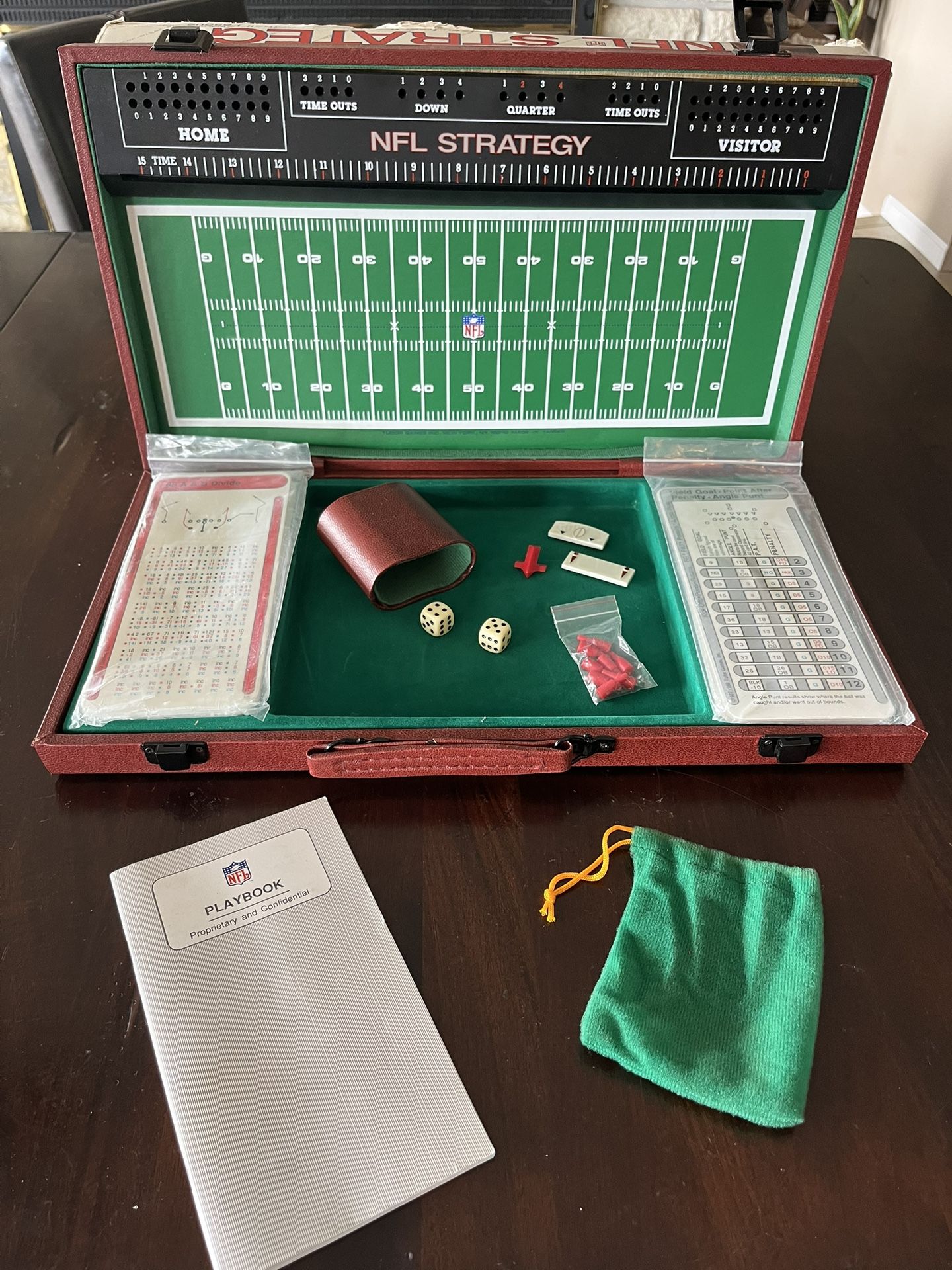 Vintage 1987 NFL Strategy Board Game