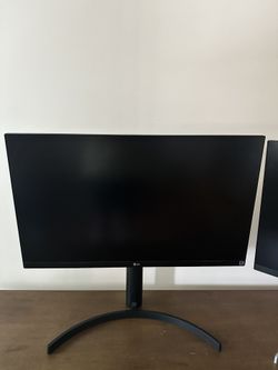 Pair of LG 27” IPS Monitors (USB-C, HDMI, DP) – Great for Work or Creative Useful