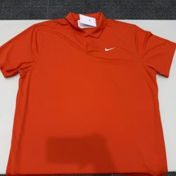 Nike Men's Dri-FIT Golf Polo Shirt  FZ5646-019 Fluorescent Orange Sz XXL