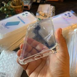 iPhone Clean Clear Cases W/ Tempered Glass $20