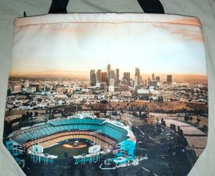 Aerial Dodger Stadium Shopping/Casual Bag 14x12x6