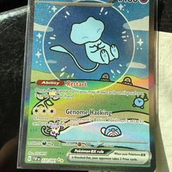 Mew Ex Card ( Bubble Mew )