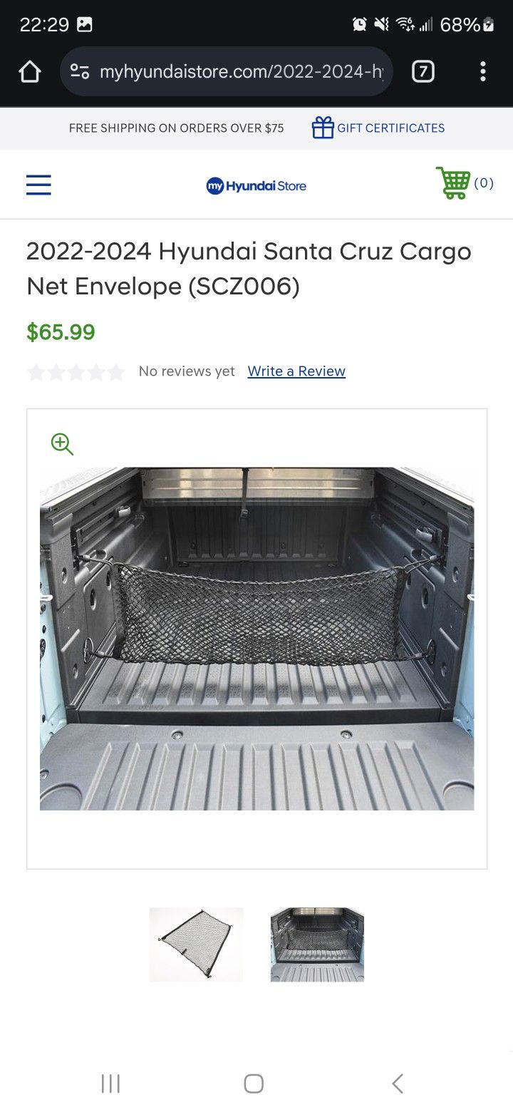 Hyundai Cargo Bed Net