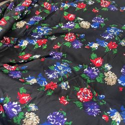 2 yds 15” x 54” width comfortable, soft floral fabric perfect for summer clothes