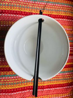 Pho bowl and chopsticks set