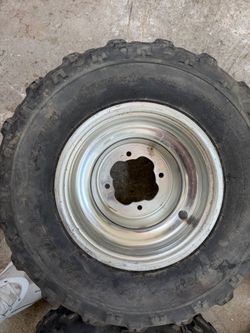 ATV rims and tires for  Yamaha