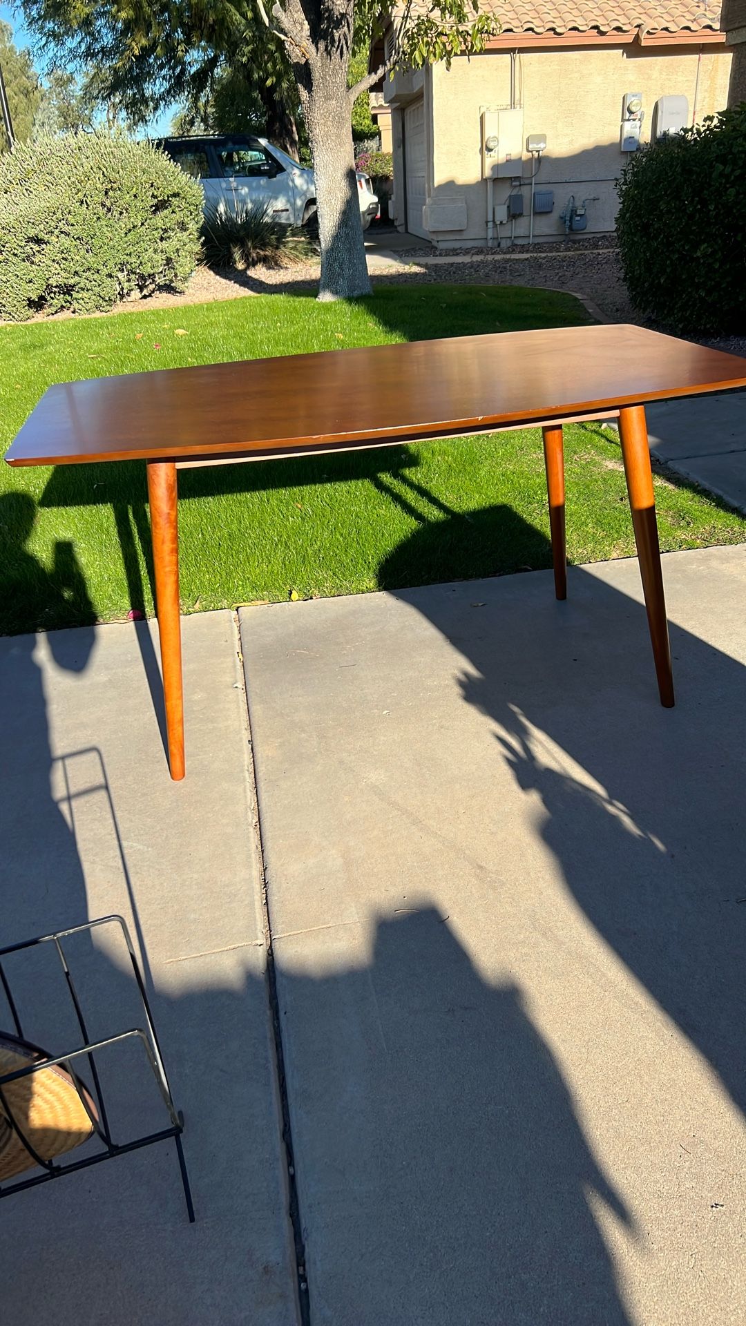 Acorn Brown MCM Dinning Table