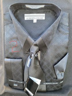 SALE Hand Tailored by ALBERTO CELINI 3pics Shirt