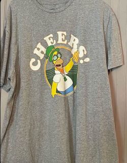The Simpsons Homer Simpson Cheers Graphic Tee