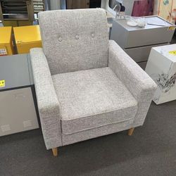 Brand New Gray Fabric Accent Club Chair