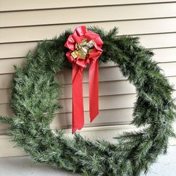 36” Christmas Wreath & Bow