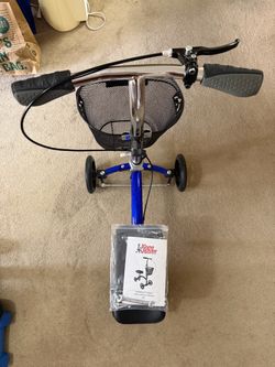 KneeRover Deluxe Knee Scooter Blue - Great Condition