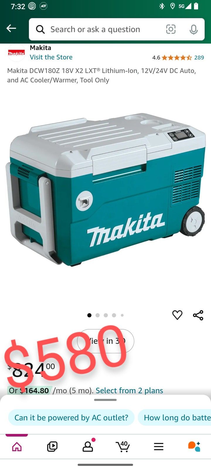 Makita Dcw180