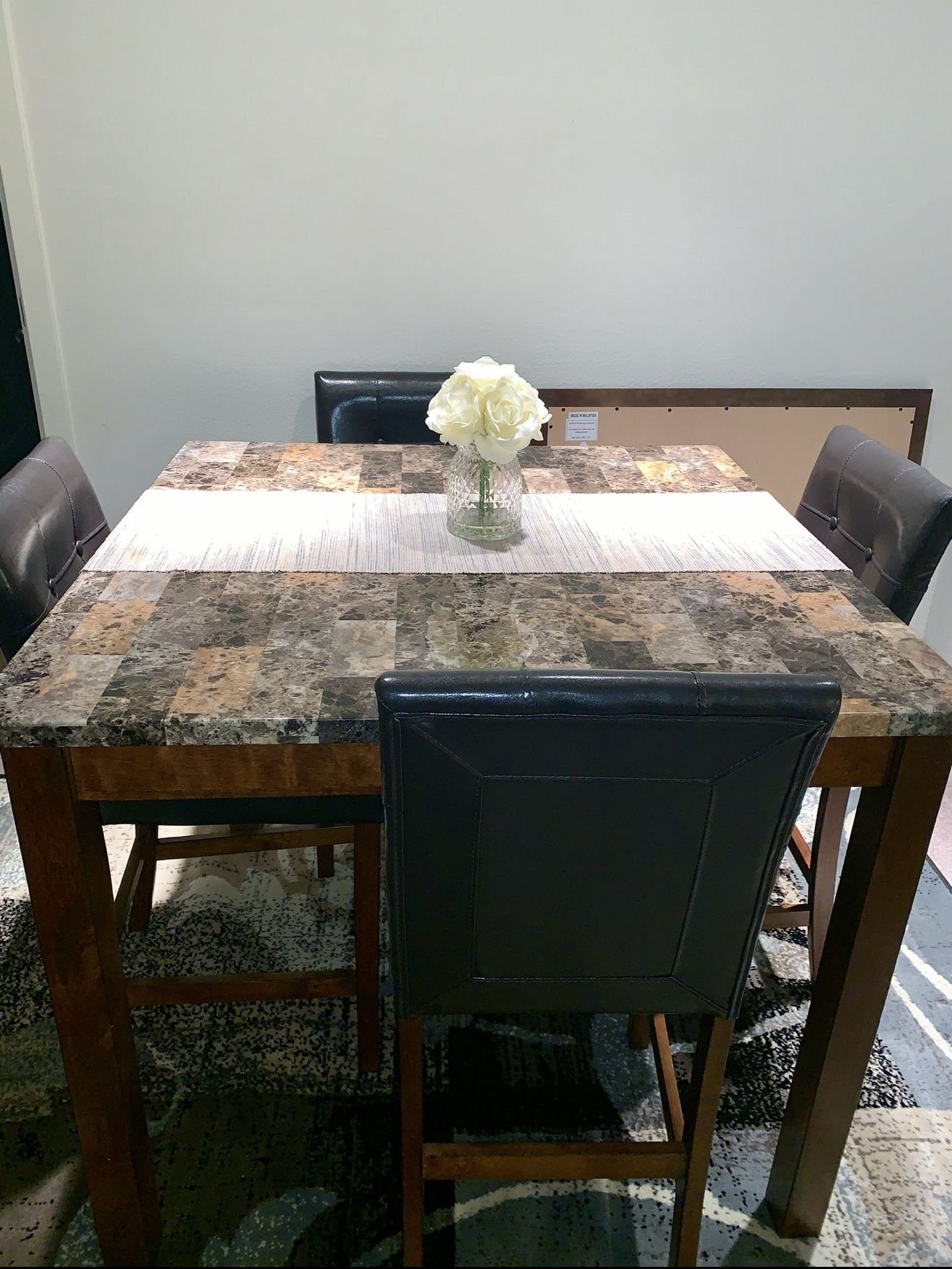 Granite Dining Table With Chairs