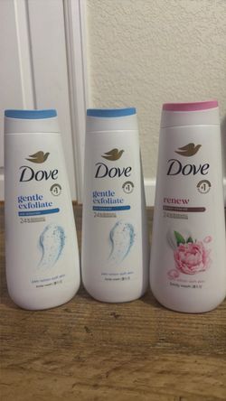 Dove Body Wash Bundle – 3 Bottles