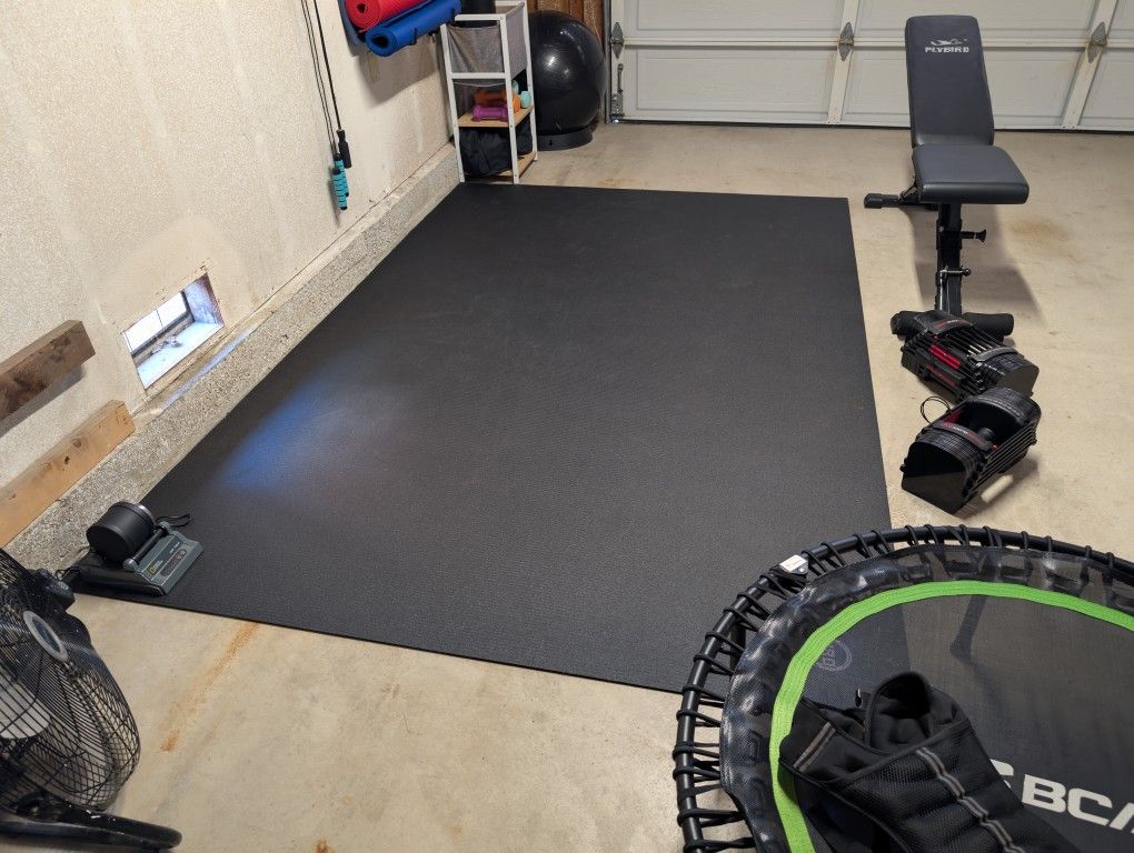 MRO Extra Large Exercise Mat For Home Gym 6'x9' HIIT Training