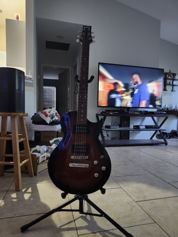 Ibanez Gio Single Cut Carved Top - Maroon