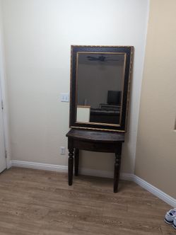 Sideboard & mirror