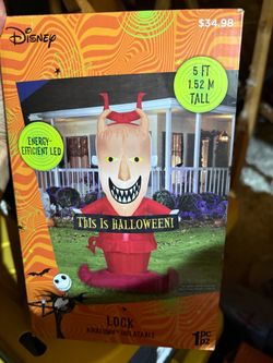 Halloween blow up nightmare before Christmas