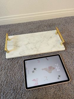 Gold Marble Tray