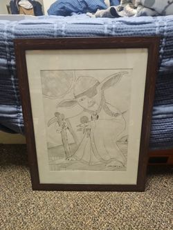 Handdrawing art local artist