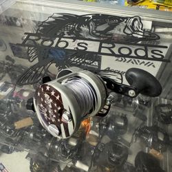 New Avet SX Raptor Two Speed Salt Water Fishing Reel. With Box And Clamp. 