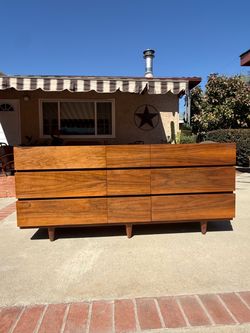 American of Martinsville mid century modern dresser