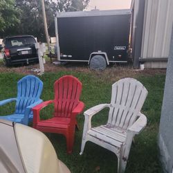 Red, White, And Blue Chairs