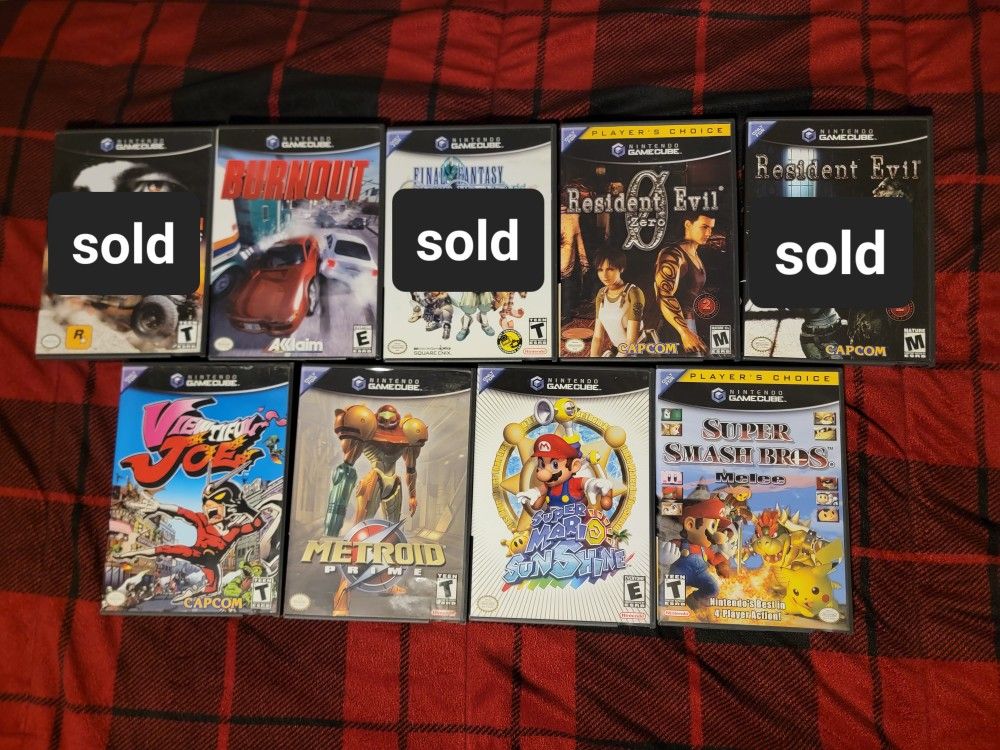 Lot of Gamecube games - read description for individual prices