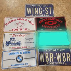 40 License Plates 