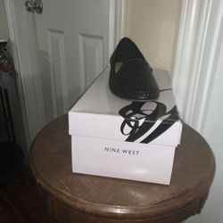 Nine West Black Slip Ons