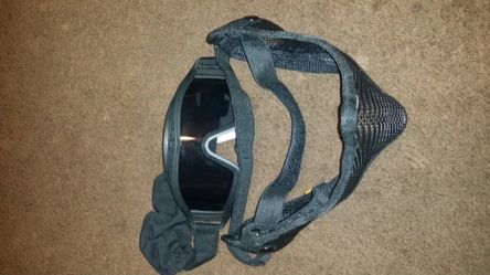 Airsoft goggles and mask guard