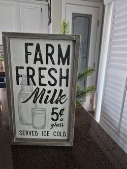 Kitchen sign